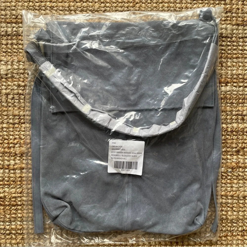 NEW Free People Roswell Slouchy Suede Messenger - Picture 8 of 12